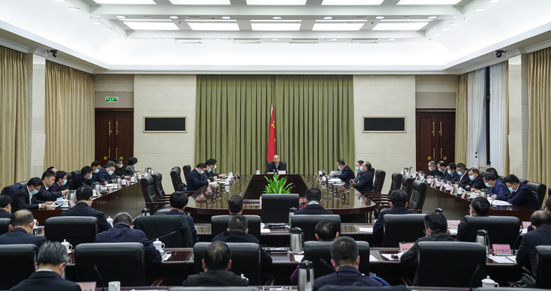 黄强主持召开省政府党组（扩大）会议传达学习贯彻落实省委十二届二次全会精神「相关图片」