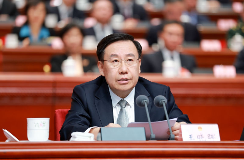 省十四届人大五次会议闭幕 王晓晖主持闭幕会并讲话 施小琳田向利于立军出席 陈炜、杨兴平当选为省人大常委会副主任 陈志君当选为省高级人民法院院长「相关图片」